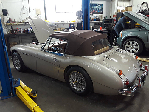 Austin-Healey 2000 frame-up rebuild